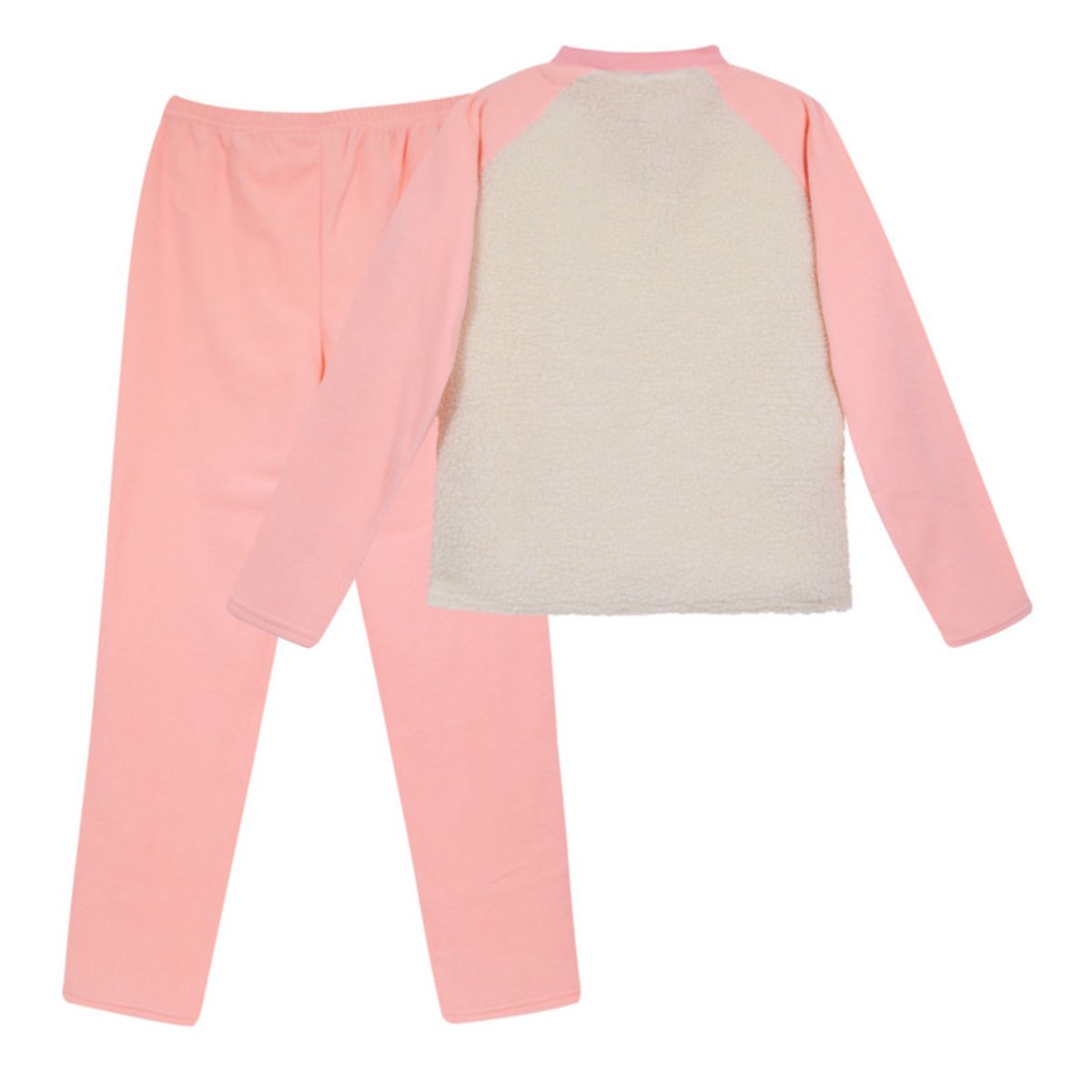 H2O WEAR - Pijama Teens Niña Sherpa Polar Bordado H2O Wear Coral - Coral