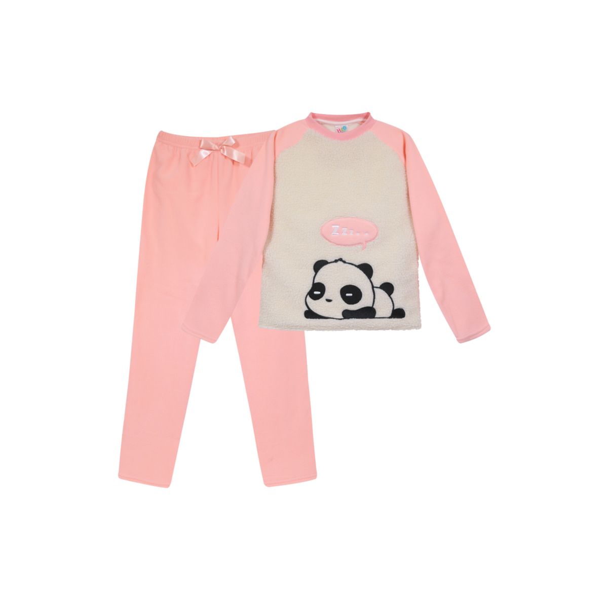 H2O WEAR - Pijama Teens Niña Sherpa Polar Bordado H2O Wear Coral - Coral