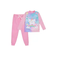 H2O WEAR - Pijama Niña Polar Your Own Magic Rosado