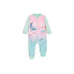 H2O WEAR - Pijama Bebé Niña Polar Sustentable Hero Verde
