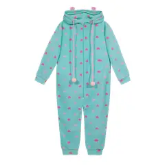 H2O WEAR - Pijama Teens Niña Polar Entero Celeste - Celeste