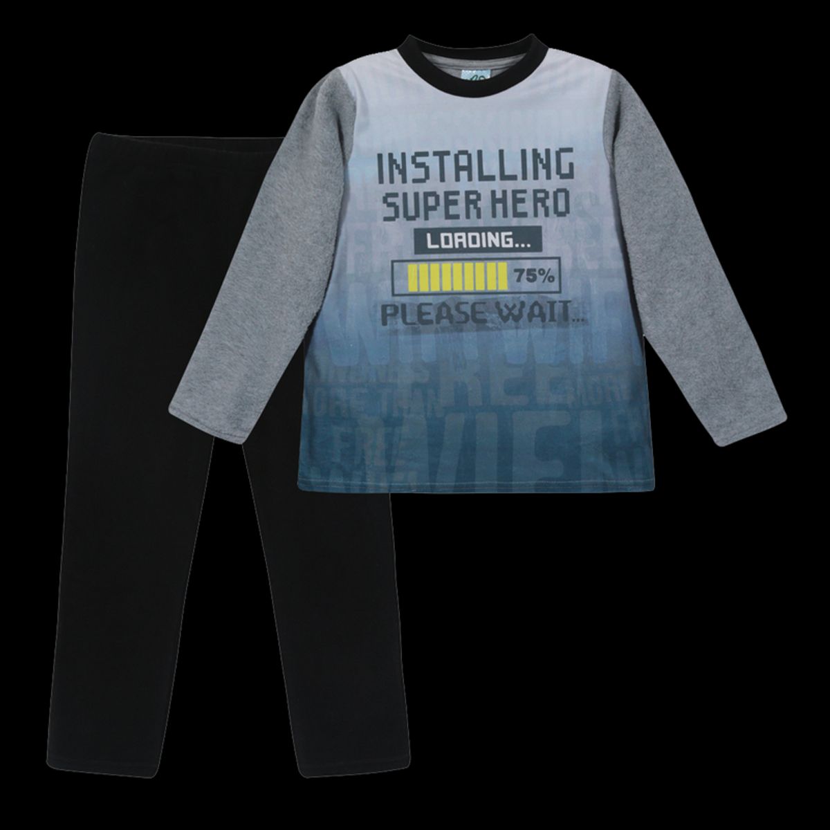 H2O WEAR - Pijama Niño Polar H2O Wear Gris - Gris