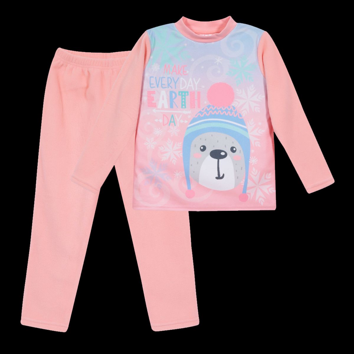 H2O WEAR - Pijama Niña Polar Sustentable H2O Wear Rosa - Rosa