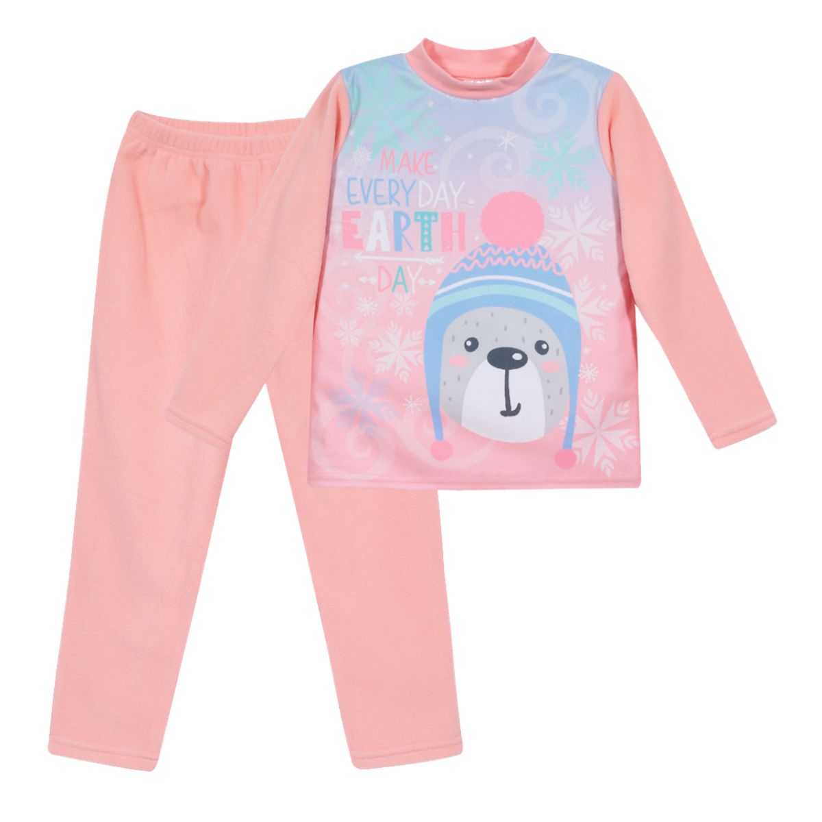 H2O WEAR - Pijama Niña Polar Sustentable H2O Wear Rosa - Rosa