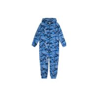 Pijama Teens Niño Polar Camuflaje Azul - Azul