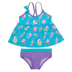 H2O WEAR - Traje de Baño Bebe Niña Tankini UV 30 Verde - Verde
