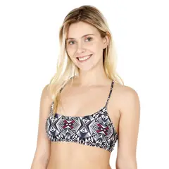 H2O WEAR - Traje de Baño Top Bralette Azul Acero Claro