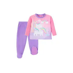 H2O WEAR - Pijama Bebé Niña Polar Rosa Oscuro