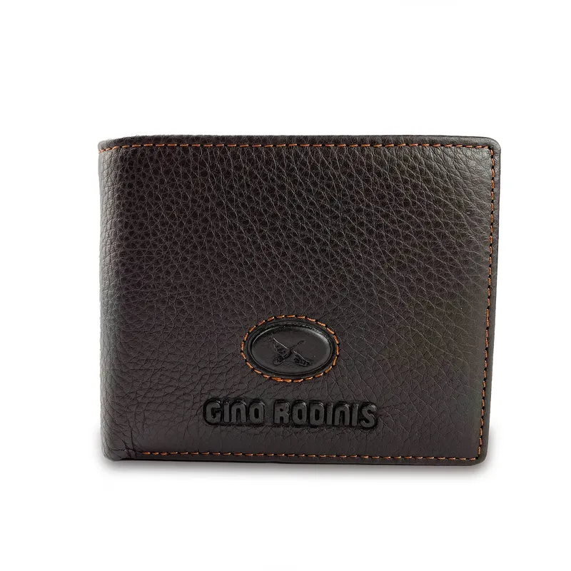 GINO RODINIS - Billetera Hombre Nativa 764 Café Gino Rodinis