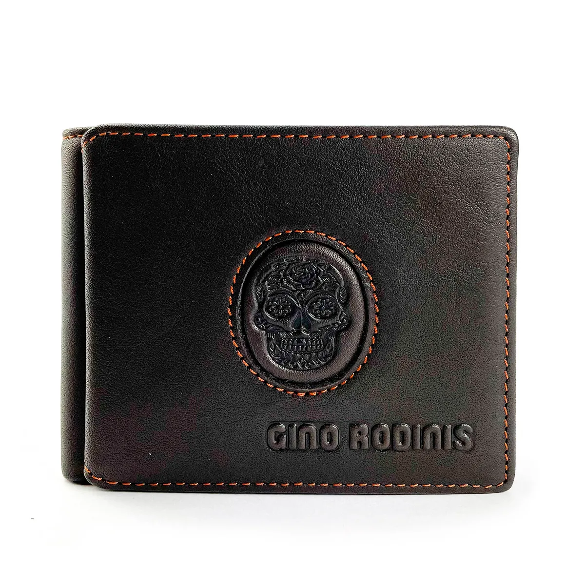 GINO RODINIS - Billetera Hombre Étnica 933 Calavera Gino Rodinis