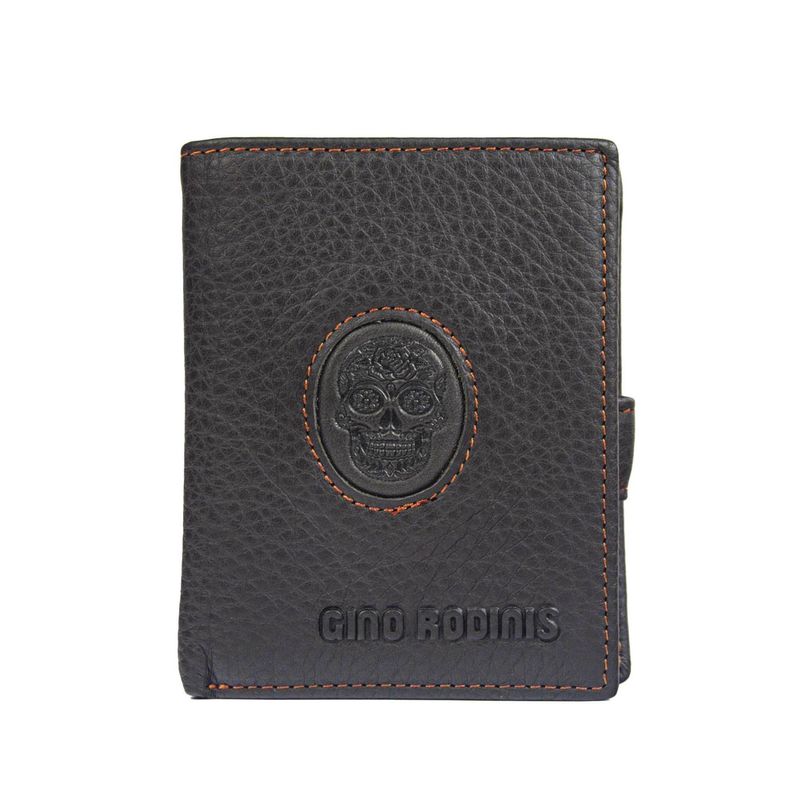 GINO RODINIS - Billetera Hombre Étnica 930 Calavera Gino Rodinis