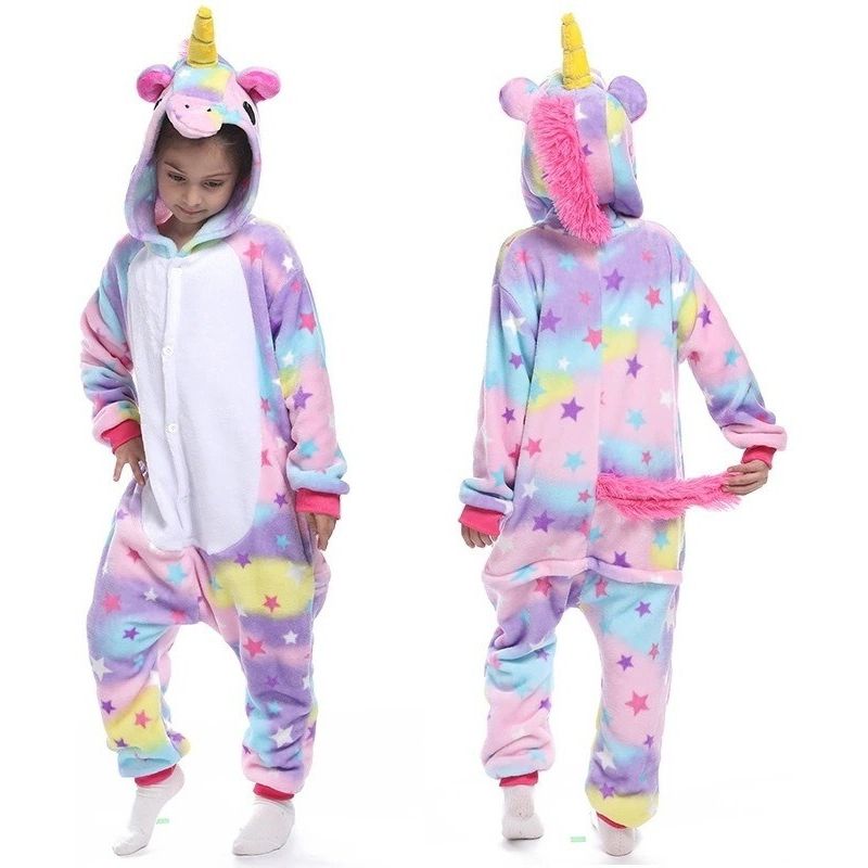 BJ HOGAR - Pijama entero invierno unicornio estrellas