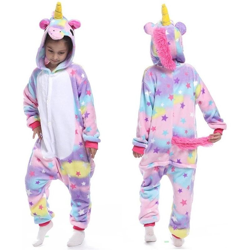 BJ HOGAR - Pijama entero invierno unicornio estrellas