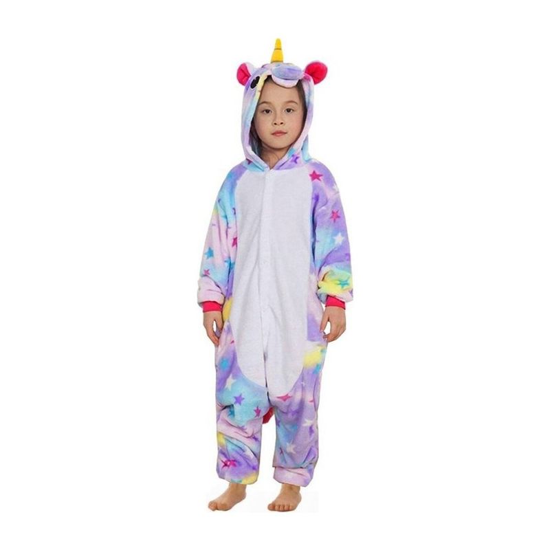 BJ HOGAR - Pijama entero invierno unicornio estrella 100cm