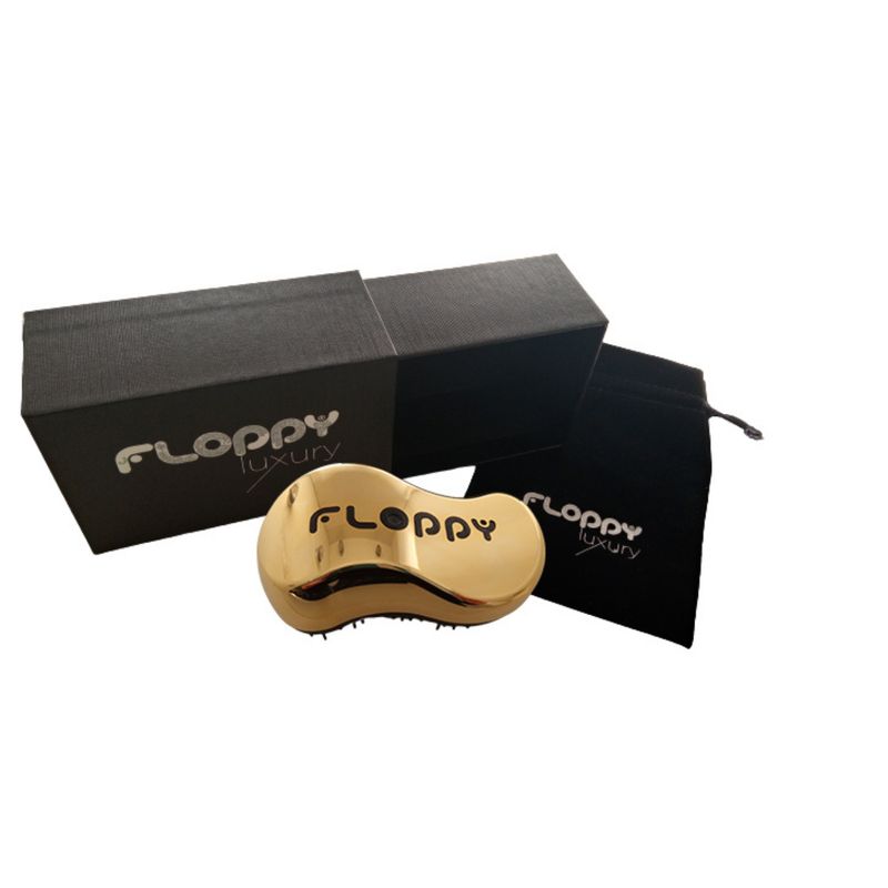 GENERICO - Cepillo Español Floppy Luxury Gold 24K Antifrizz