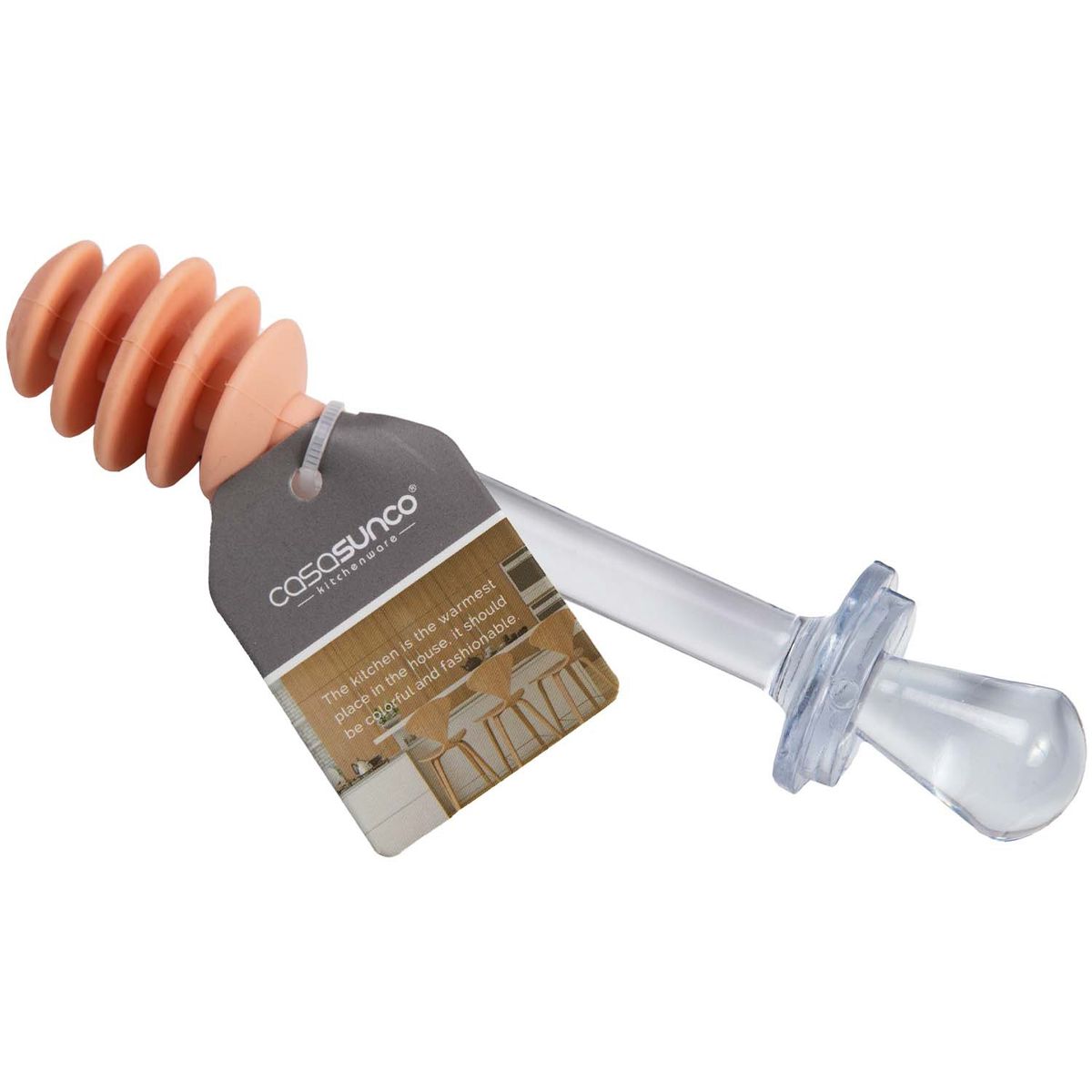CASASUNCO - CUCHARA PARA MIEL ROSA