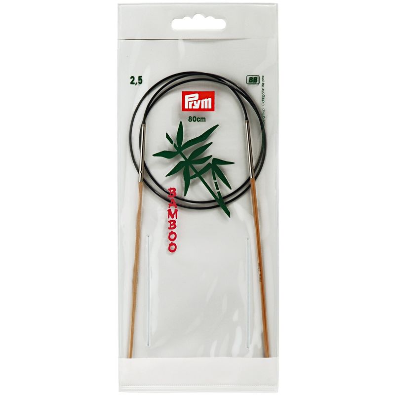 PRYM - Palillo Circular Bambu Prym 80 cms - 2.5 mm