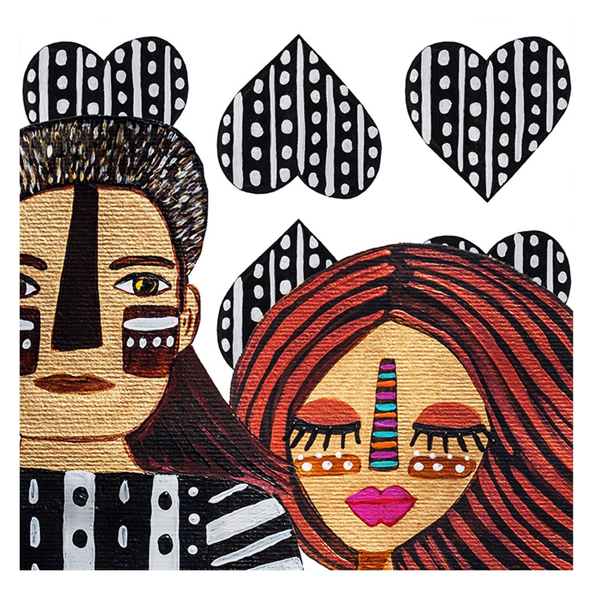 ISA SOLER - Alfombra Vinilica 70 X 140 Patagonia Corazón