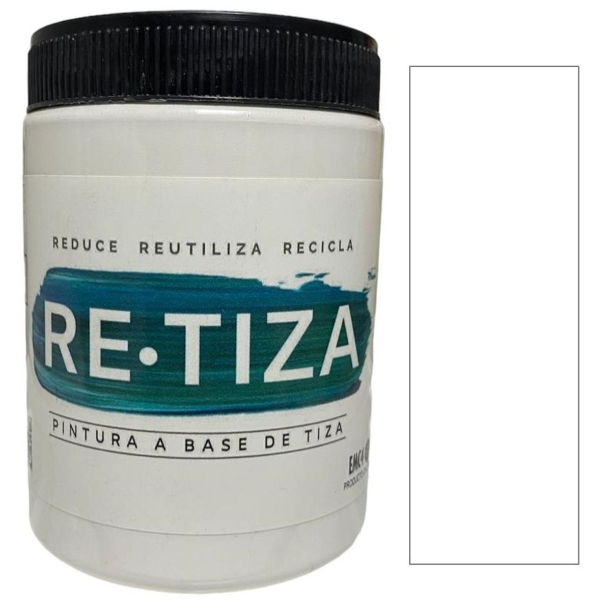 BLANCO INVIERNO 1 KILO. PINTURA TIZADA/VINTAGE base agua mate, marca RETIZA - Foto Principal