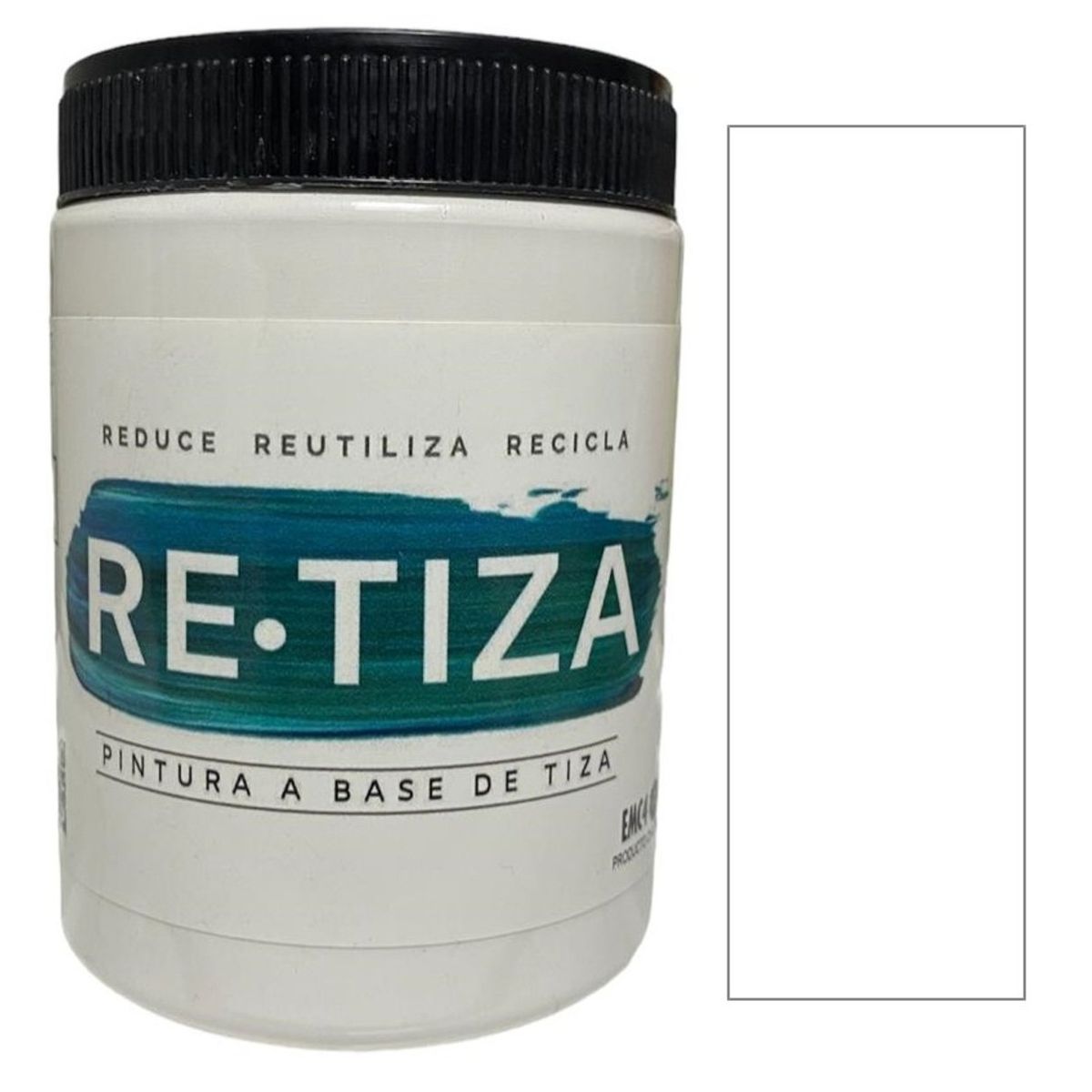 BLANCO INVIERNO 1 KILO. PINTURA TIZADA/VINTAGE base agua mate, marca RETIZA - Foto Principal