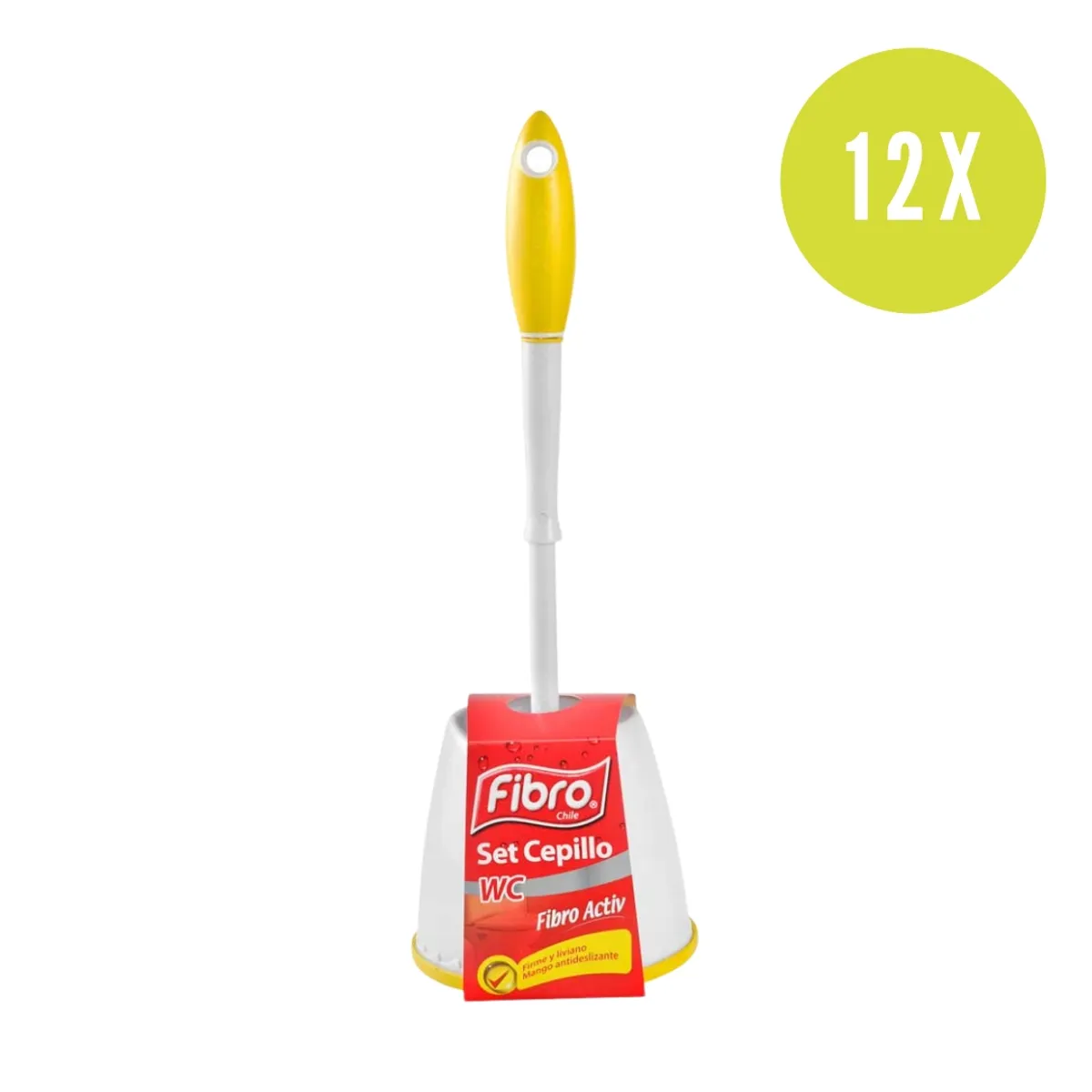 FIBRO - 12 UNIDADES SET CEPILLO WC
