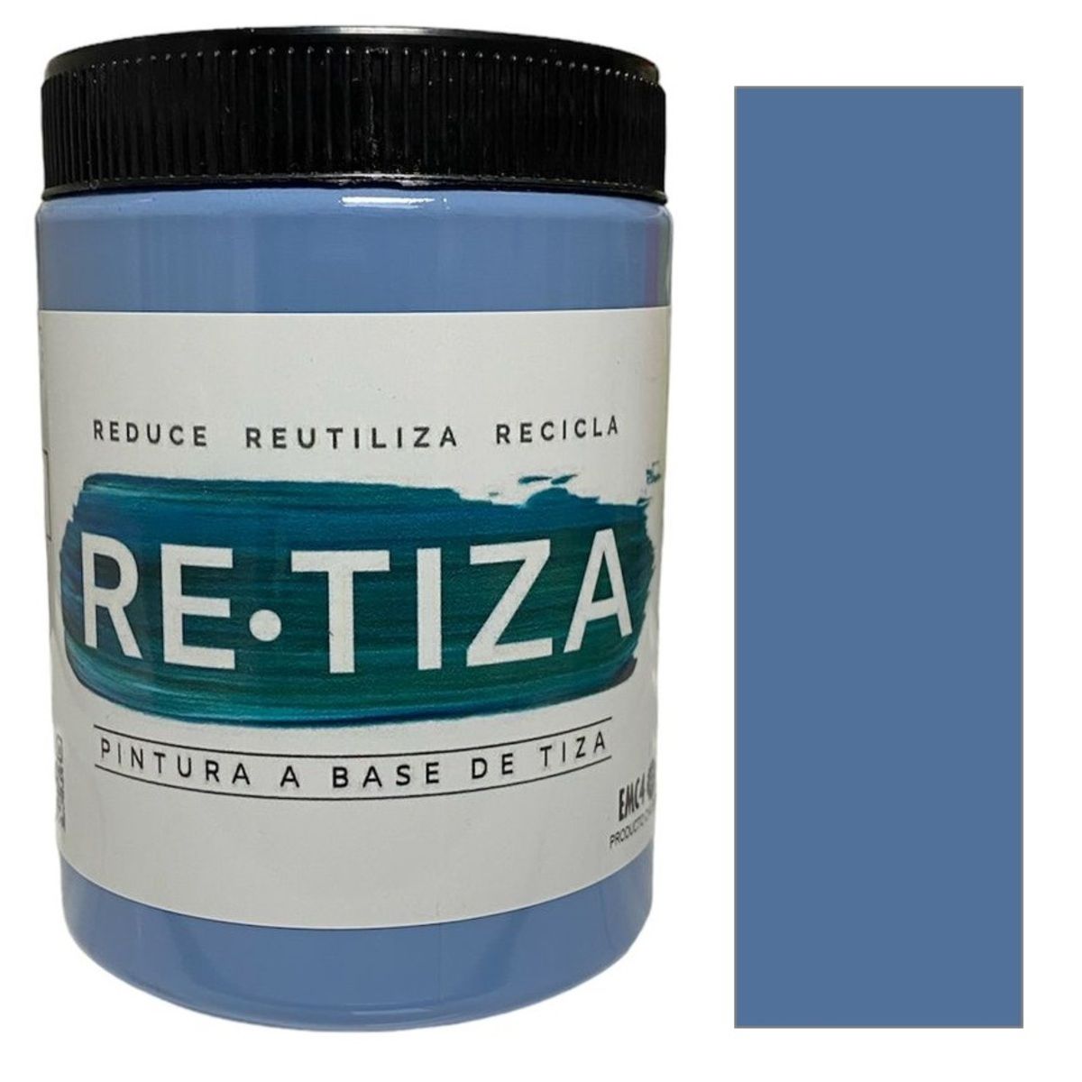 RETIZA - AZUL STONE-PIEDRA  1 Kilo. Pintura Tizada/Vintage base agua mate decorativa