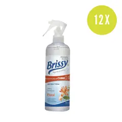 BRISSY - 12 UD. ELIMINADOR OLORES FLORAL COBRE 400 ML