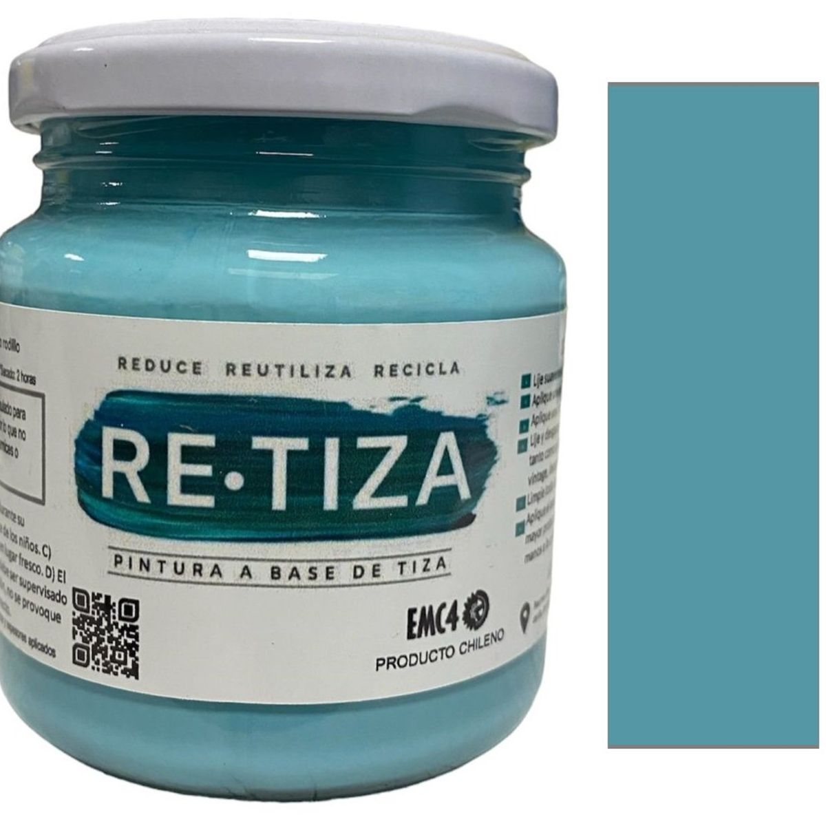 RETIZA - VERDE CALIPSO  250 grs. Pintura Tizada/Vintage base agua mate