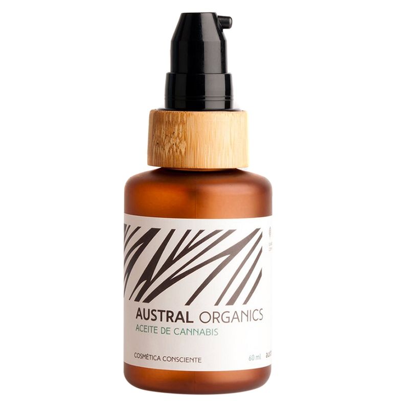 AUSTRAL ORGANICS - ACEITE DE CAÑAMO 100 PURO ORGANICO 60ML