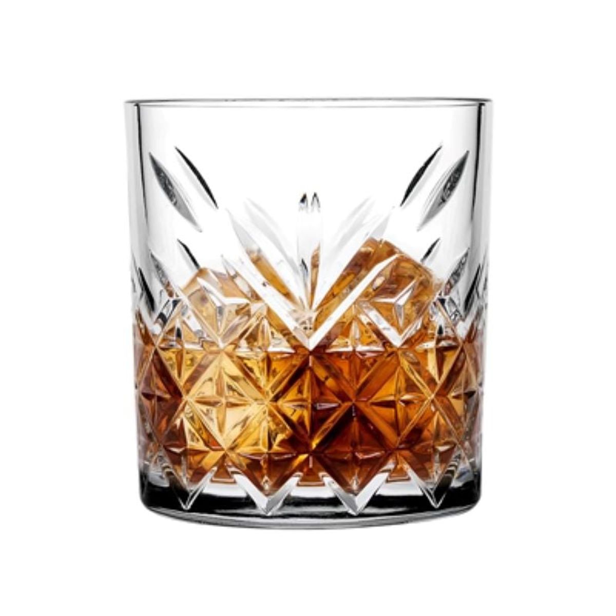 PASABAHCE - SET DE 6 VASOS VIDRIO BAJO TIMELESS 345CC