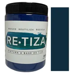RETIZA - AZUL MARINO 1 Kilo. Pintura Tizada/Vintage base agua mate decorativa