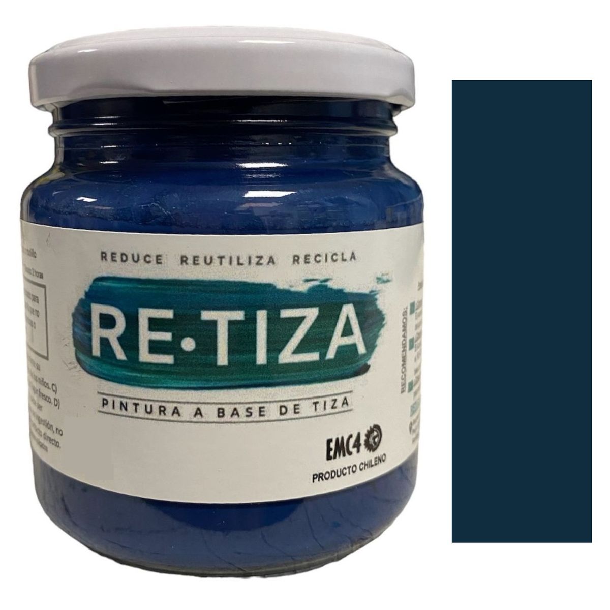 RETIZA - AZUL MARINO  250 grs. Pintura Tizada/Vintage base agua mate decorativa
