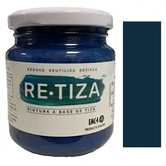 RETIZA - AZUL MARINO 250 grs. Pintura Tizada/Vintage base agua mate decorativa
