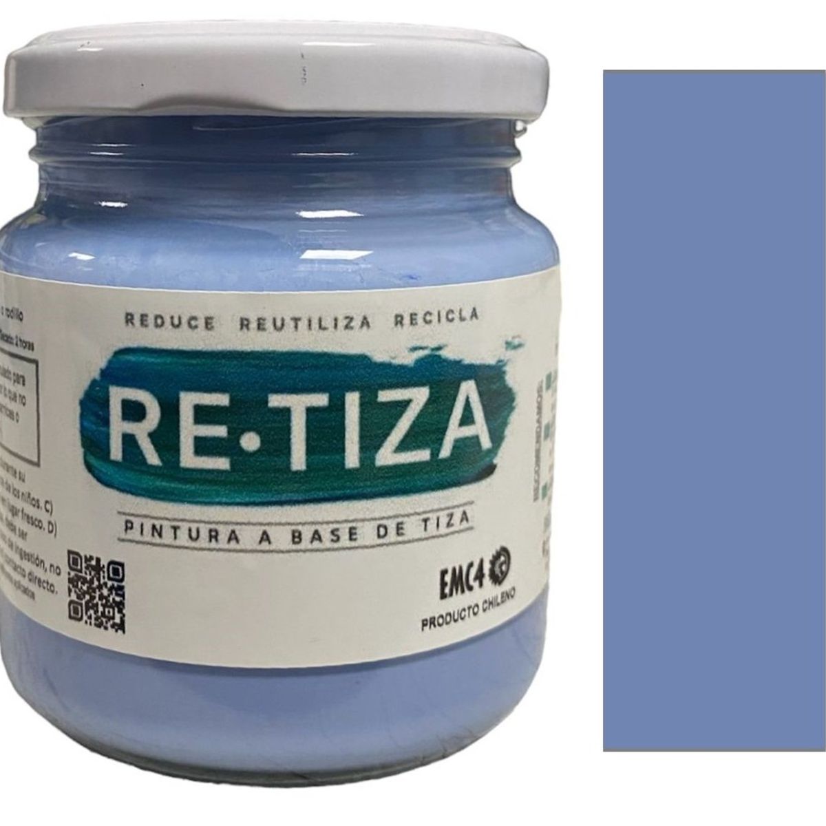 RETIZA - AZUL CELESTE/ALASKA  250 grs. Pintura Tizada/Vintage base agua mate