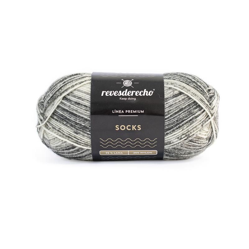 REVESDERECHO - Socks Lana para Calcetines 50 grs Marengo 57