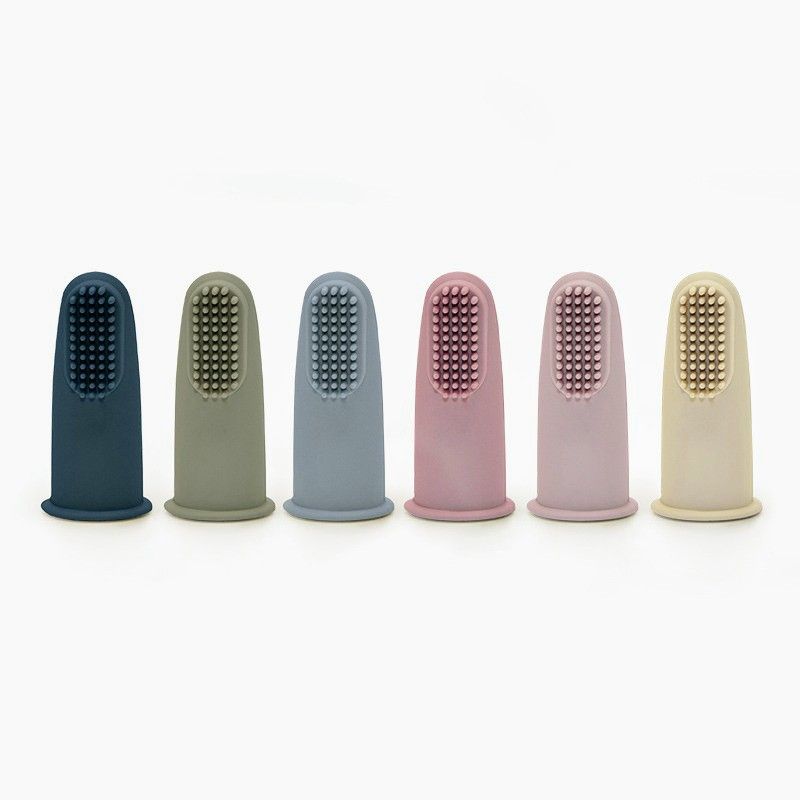VHEX - Pack X6 cepillo De Dientes De Dedo Para Bebés O Mascota