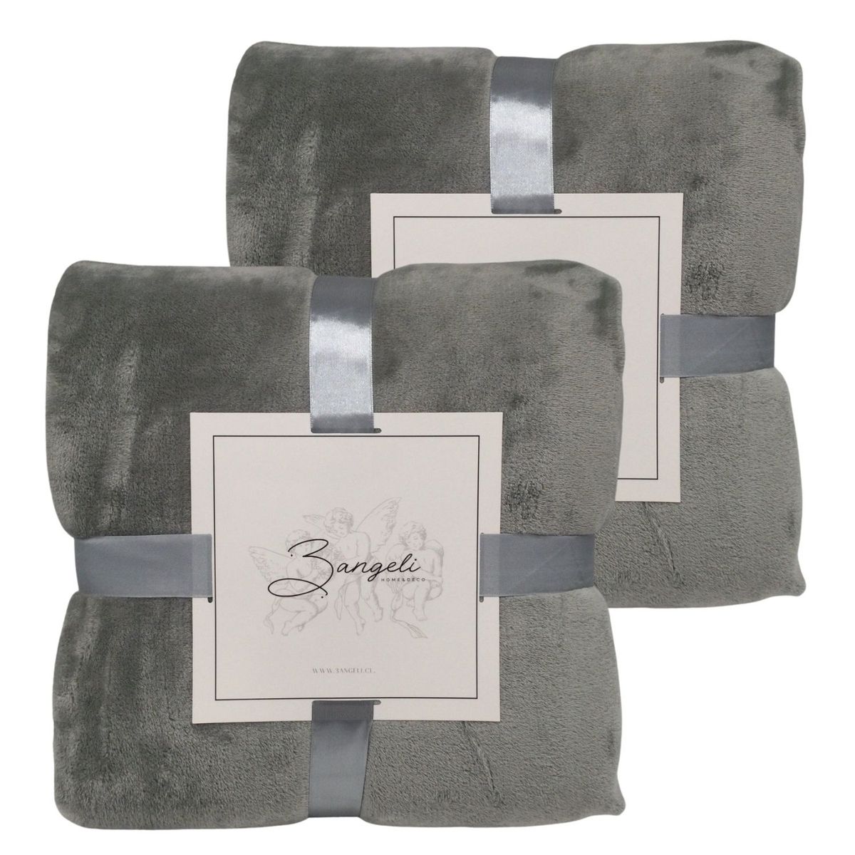 3ANGELI - Frazada Polar Térmica King Pack 2 Unidades 3Angeli