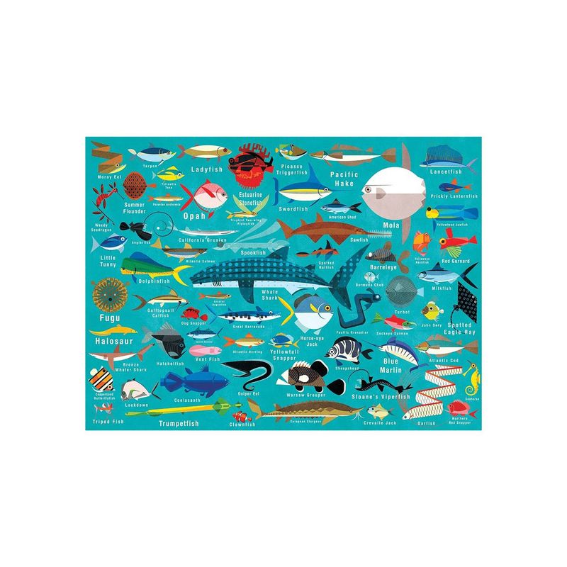 MUDPUPPY - Puzzle 1000pcs vida del oceano