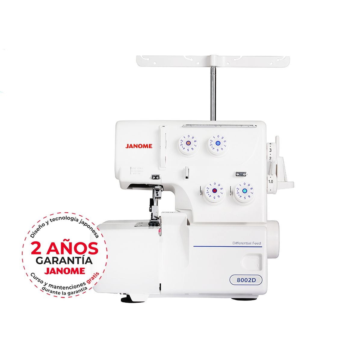 JANOME - Máquina overlock Janome 8002D
