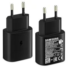 SAMSUNG - Cargador Travel Adapter 25W Tipo C Sin cable Negro