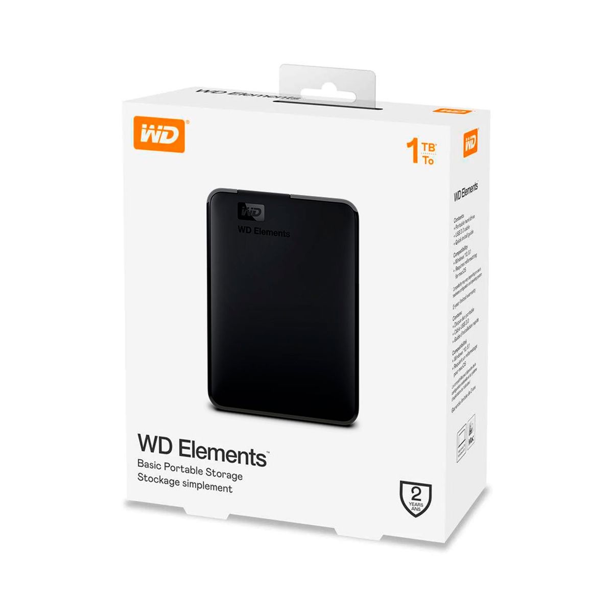 WESTERN DIGITAL - Disco Duro Externo Wd Elements 1tb Wdbuzg0010bbk-wesn - Lifemax