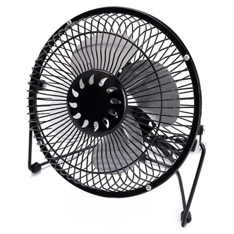 DM - Ventilador USB Escritorio metálico XL 19 cms