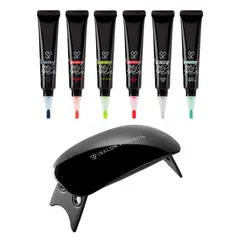 COSMETICAVAL - Kit esmaltado permanente one step + lámpara salón Perfect