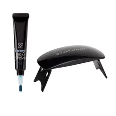 COSMETICAVAL - Kit esmaltado permanente one step + lámpara salón Perfect