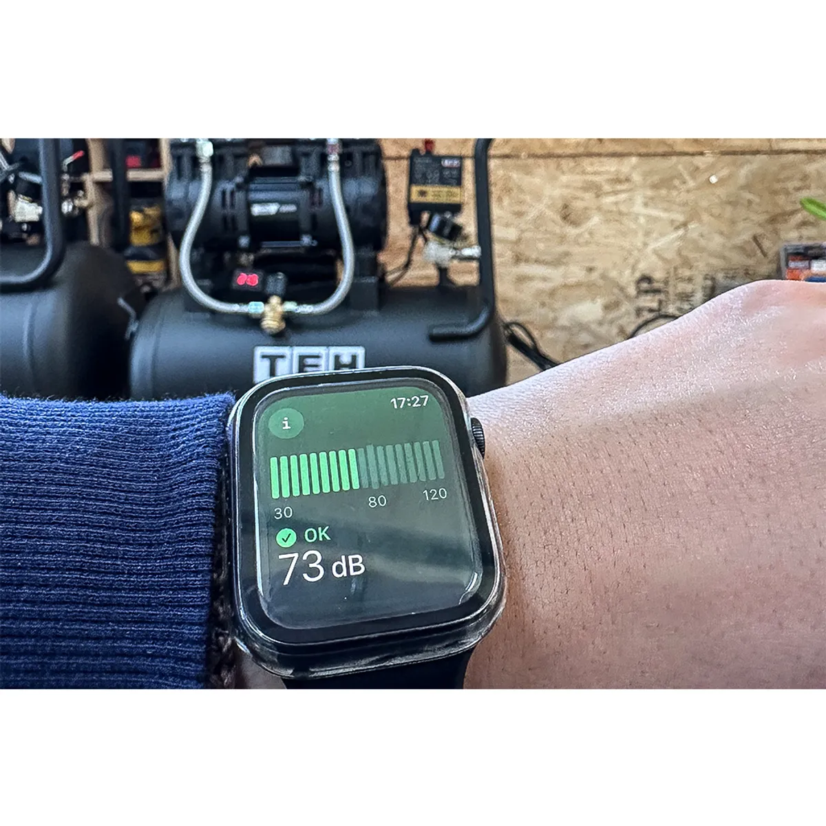 TEH - Compresor Silencioso Libre de aceite 50 Litros 4 HP 3000W TEHTOOLS