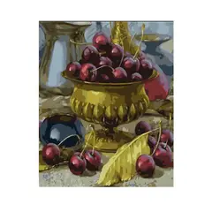 GENERICO - PINTURA CON NÚMEROS JARRO CON FRUTAS
