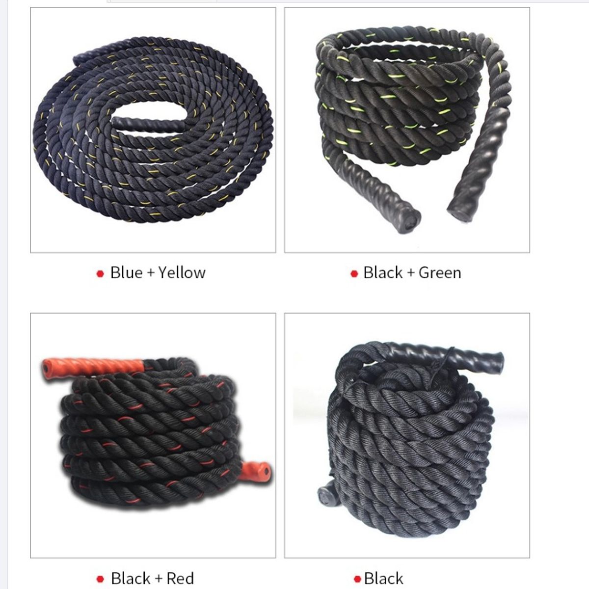 GENERICO - Cuerda De Batalla 9 mt x 38 mm