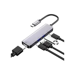GENERICO - Hub usb tipo c, 5 en 1, pc / note bock