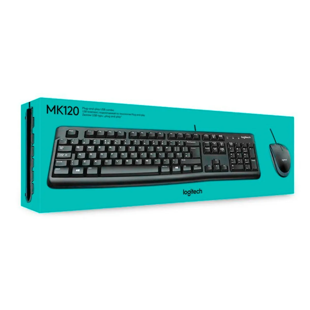LOGITECH - Kit teclado + Mouse Logitech MK120 Español [920-004428]