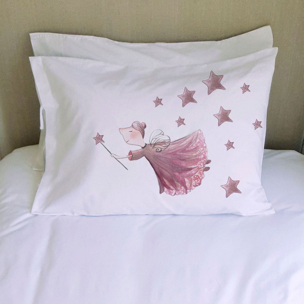 MARGARITA SCHEEL BY CASA ALVARINHO - Cubreplumón King Hada Rosa